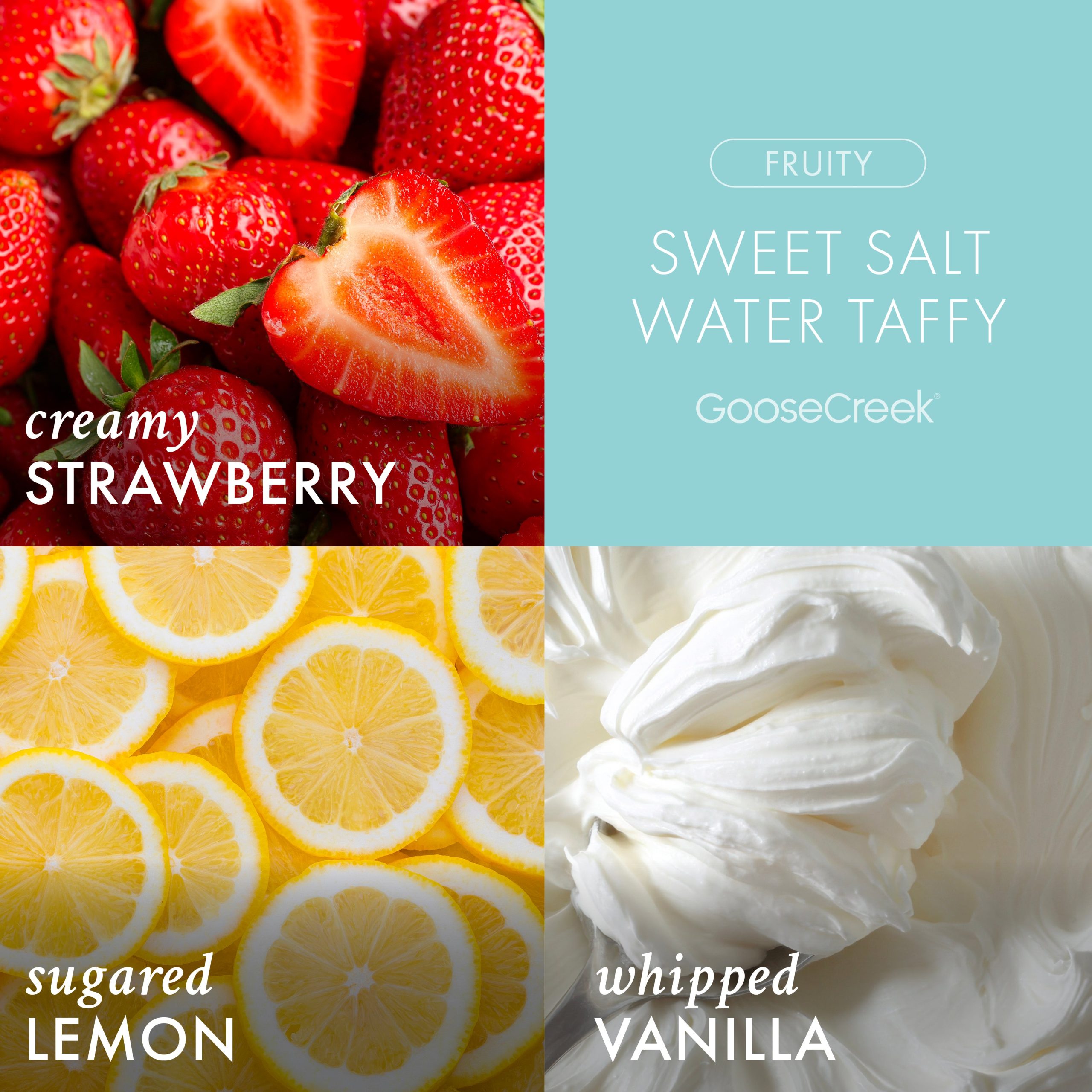 Sweet Salt Water Taffy 3-Wick Candle - Image 2